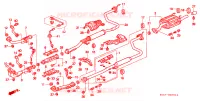 CONDOTTO SCARICO per Honda CIVIC 1.6 VTI 4 Porte 5 velocità manuale 2000