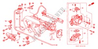 CORPO VALVOLA IMMISSIONE (1.5L SOHC VTEC) per Honda CIVIC 1.5ILS 4 Porte 4 velocità automatico 1996