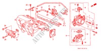 CORPO VALVOLA IMMISSIONE (1.6L SOHC VTEC) per Honda CIVIC 1.6ISR 4 Porte 4 velocità automatico 2000
