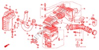 FILTRO ARIA(SOHC VTEC) (DOHC VTEC) per Honda CIVIC 1.6VTI 4 Porte 5 velocità manuale 2000