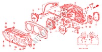 INDICATORE COMBINAZIONE (COMPONENTI) per Honda CIVIC 1.4IS 4 Porte 5 velocità manuale 2000