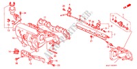 MOLTEPLICE ASPIRAZIONE (1.6L SOHC VTEC) per Honda CIVIC 1.6ISR 4 Porte 5 velocità manuale 2000