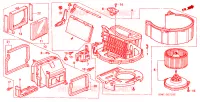 SOFFIATORE RISCALDATORE(LH)(1) per Honda CIVIC 1.4 IS 4 Porte 5 velocità manuale 1999
