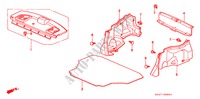VASOIO POSTERIORE/LATO BAULE MODANATURA per Honda CIVIC 1.5ILS 4 Porte 5 velocità manuale 1998