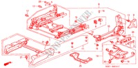 COMP. SEDILE ANT.(S.)(ALIMENTO) per Honda ODYSSEY EXI 5 Porte 4 velocità automatico 2000