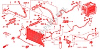 ARIA CONDIZIONATA (TUBI/CONDOTTI)(LH) per Honda CR-V RVSI 5 Porte 5 velocità manuale 2000