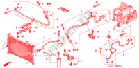 ARIA CONDIZIONATA (TUBI/CONDOTTI)(RH) per Honda CR-V RVSI 5 Porte 5 velocità manuale 1998