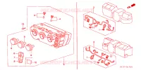 CONTROLLO RISCALDATORE per Honda CRV BASE 5 Porte 5 velocità manuale 2000