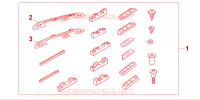 ROOF RACK per Honda CRV BASE 5 Porte 5 velocità manuale 2000