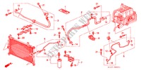 ARIA CONDIZIONATA (TUBI/CONDOTTI) (RH) per Honda CR-V RVSI 5 Porte 5 velocità manuale 2001