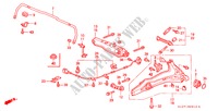 STABILIZZATORE POSTERIORE/POSTERIORE BRACCIO INFERIORE per Honda CR-V RVSI        NORWAY 5 Porte 5 velocità manuale 2001