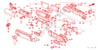 ABBELLIMENTO STRUMENTI(RH) per Honda ACCORD 1.6ILS 4 Porte 5 velocità manuale 1999