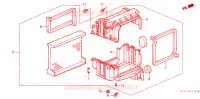 CONDOTTO RISCALDATORE(RH) per Honda ACCORD 1.8 IS 4 Porte 4 velocità automatico 1999