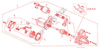 MOTORE AVVIATORE(VALVOLA) per Honda ACCORD 1.6IS 4 Porte 5 velocità manuale 1999
