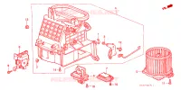 SOFFIATORE RISCALDATORE(RH) per Honda ACCORD 1.8 IS 4 Porte 4 velocità automatico 1999