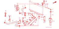 TUBO RADIATORE per Honda ACCORD 1.6 ILS 4 Porte 5 velocità manuale 1999