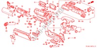 ABBELLIMENTO STRUMENTI(RH) per Honda ACCORD 1.6IS 4 Porte 5 velocità manuale 2000