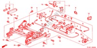 COMP. SEDILE ANT. (D.)(3) per Honda ACCORD 1.8IES 4 Porte 4 velocità automatico 2000