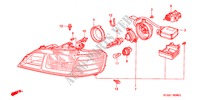 FANALE(HID) per Honda ACCORD TYPE R 4 Porte 5 velocità manuale 2001