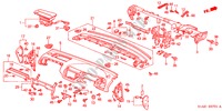 PANNELLO STRUMENTI(RH) per Honda ACCORD 1.8IES 4 Porte 5 velocità manuale 2000