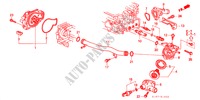POMPA ACQUA/SENSORE(2.2L) per Honda ACCORD TYPE R 4 Porte 5 velocità manuale 2000