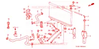 TUBO RADIATORE per Honda ACCORD 1.8 IES 4 Porte 5 velocità manuale 2000