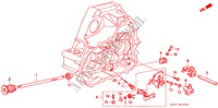 ASTA CAMBIO/SOSTEGNO CAMBIO (DOHC) per Honda CIVIC AERODECK 1.8VTI 5 Porte 5 velocità manuale 1998