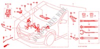 BARDATURA FILO MOTORE (DOHC) (LH) per Honda CIVIC AERODECK VTI 5 Porte 5 velocità manuale 1999