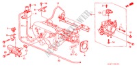 CORPO VALVOLA IMMISSIONE (1.5L SOHC VTEC) per Honda CIVIC AERODECK 1.5IVT 5 Porte 5 velocità manuale 1998