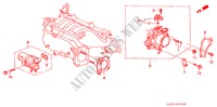CORPO VALVOLA IMMISSIONE(DOHC VTEC) per Honda CIVIC AERODECK 1.8VTI 5 Porte 5 velocità manuale 1998