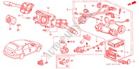 INTERRUTTORE COMBINAZIONE(RH) per Honda CIVIC AERODECK 2.0ITD 5 Porte 5 velocità manuale 2000