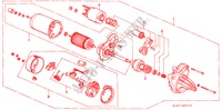 MOTORE AVVIATORE(VALVOLA) per Honda CIVIC AERODECK 1.6ISR 5 Porte 5 velocità manuale 1998