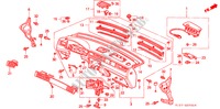 PANNELLO STRUMENTI(LH) per Honda CIVIC AERODECK 1.4I 5 Porte 5 velocità manuale 1998