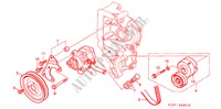POMPA P.S.(DIESEL) (ARIA CONDIZIONATA) per Honda CIVIC AERODECK 2.0ITD 5 Porte 5 velocità manuale 2000