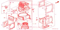 SOFFIATORE RISCALDATORE(RH) per Honda CIVIC AERODECK 2.0 ITD 5 Porte 5 velocità manuale 1999