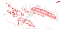 TERGICRISTALLO POSTERIORE per Honda CIVIC AERODECK 1.4IS 5 Porte 5 velocità manuale 1999