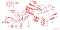 EMBLEME per Honda ACCORD TYPE R 4 Porte 5 velocità manuale 2002