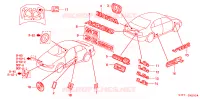 EMBLEME per Honda ACCORD 2.3 ISE EXECUTIVE 4 Porte 5 velocità manuale 2002
