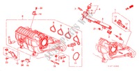 MOLTEPLICE ASPIRAZIONE(1.6L) per Honda ACCORD 1.6ISE 4 Porte 5 velocità manuale 2002