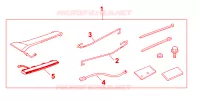 TRUNK SPOILER per Honda ACCORD 2.3 ISE EXECUTIVE 4 Porte 5 velocità manuale 2002