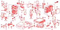 UNITA DI CONTROLLO(CABINA) (RH) per Honda ACCORD 2.3 ISE EXECUTIVE 4 Porte 5 velocità manuale 2002