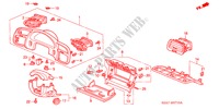 ABBELLIMENTO STRUMENTI(LH) per Honda S2000 S2000 2 Porte 6 velocità manuale 2000