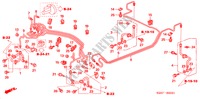LINEE FRENO(VSA) (RH) per Honda S2000 S2000 2 Porte 6 velocità manuale 2007