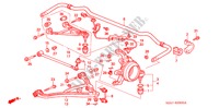 STABILIZZATORE POSTERIORE/ BRACCIO INFERIORE POST. per Honda S2000 S2000 2 Porte 6 velocità manuale 2002