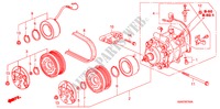 ARIA CONDIZIONATA (COMPRESSORE) per Honda S2000 LIMITED EDITION 2 Porte 6 velocità manuale 2009