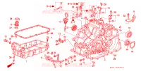 ALLOGGIO TRASMISSIONE/ SCODELLO OLIO per Honda HRV 4WD 5 Porte pieno automatica 2001