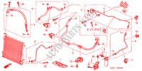 ARIA CONDIZIONATA (TUBI/CONDOTTI) (LH) per Honda HR-V 4WD 3 Porte 5 velocità manuale 2001