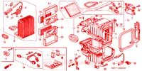 ARIA CONDIZIONATA (UNITA' RINFRESCATORE) (LH) per Honda HRV 4WD 5 Porte pieno automatica 2001