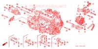 MENSOLA ALTERNATORE per Honda HRV 4WD 5 Porte pieno automatica 2001