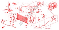 ARIA CONDIZIONATA (TUBI/CONDOTTI) (RH) per Honda PRELUDE TYPE-S 2 Porte 5 velocità manuale 2000